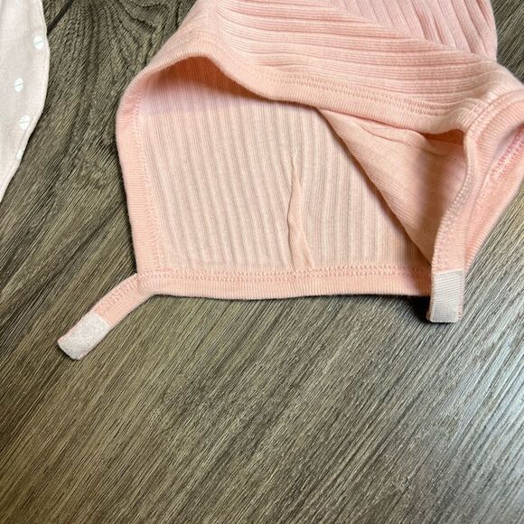 Baby Girls' 2pk Basic Hat - Cloud Island™ Pink 0-6M - Picture 6 of 7